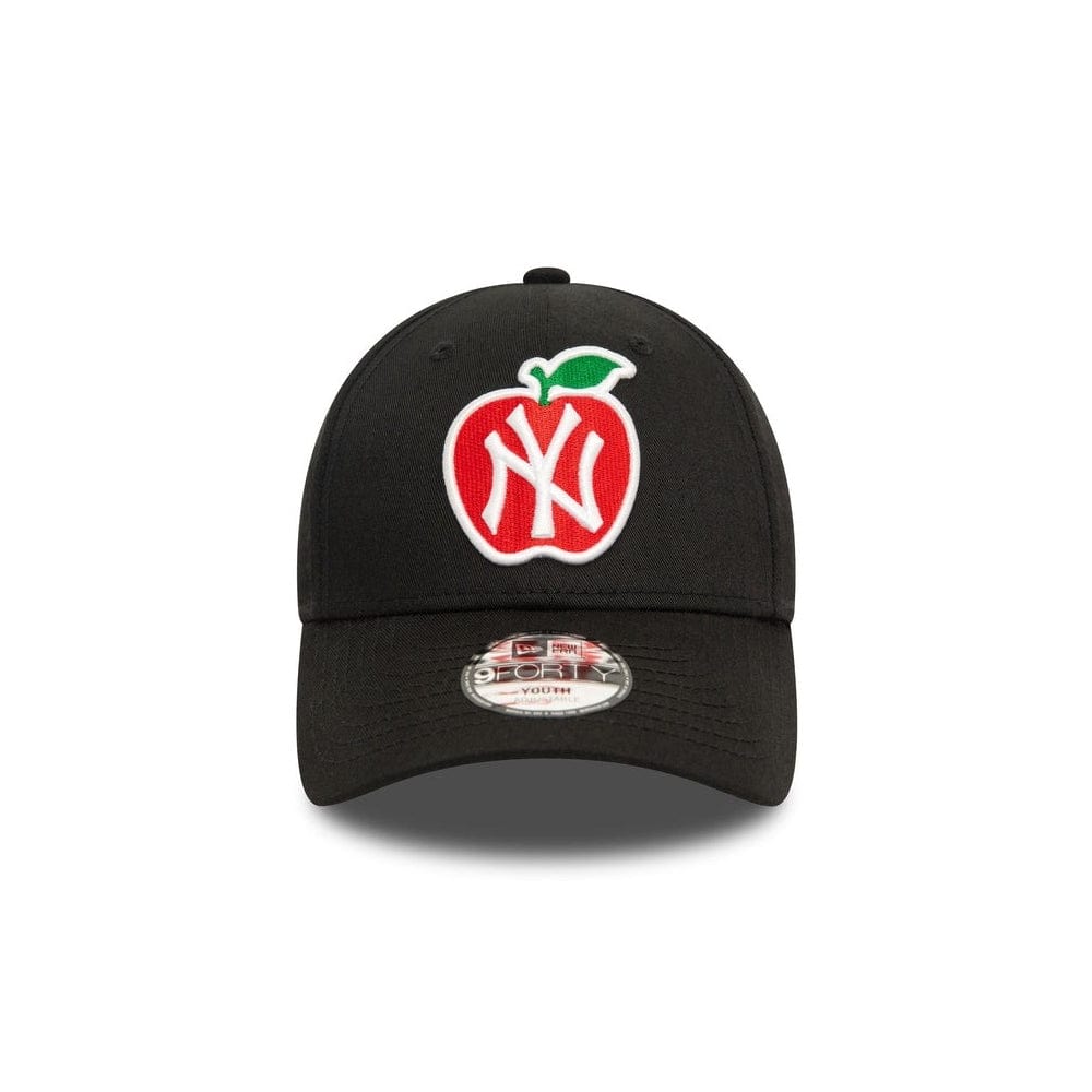 New Era Youth 9FORTY Apple Strapback New York Yankees - Black