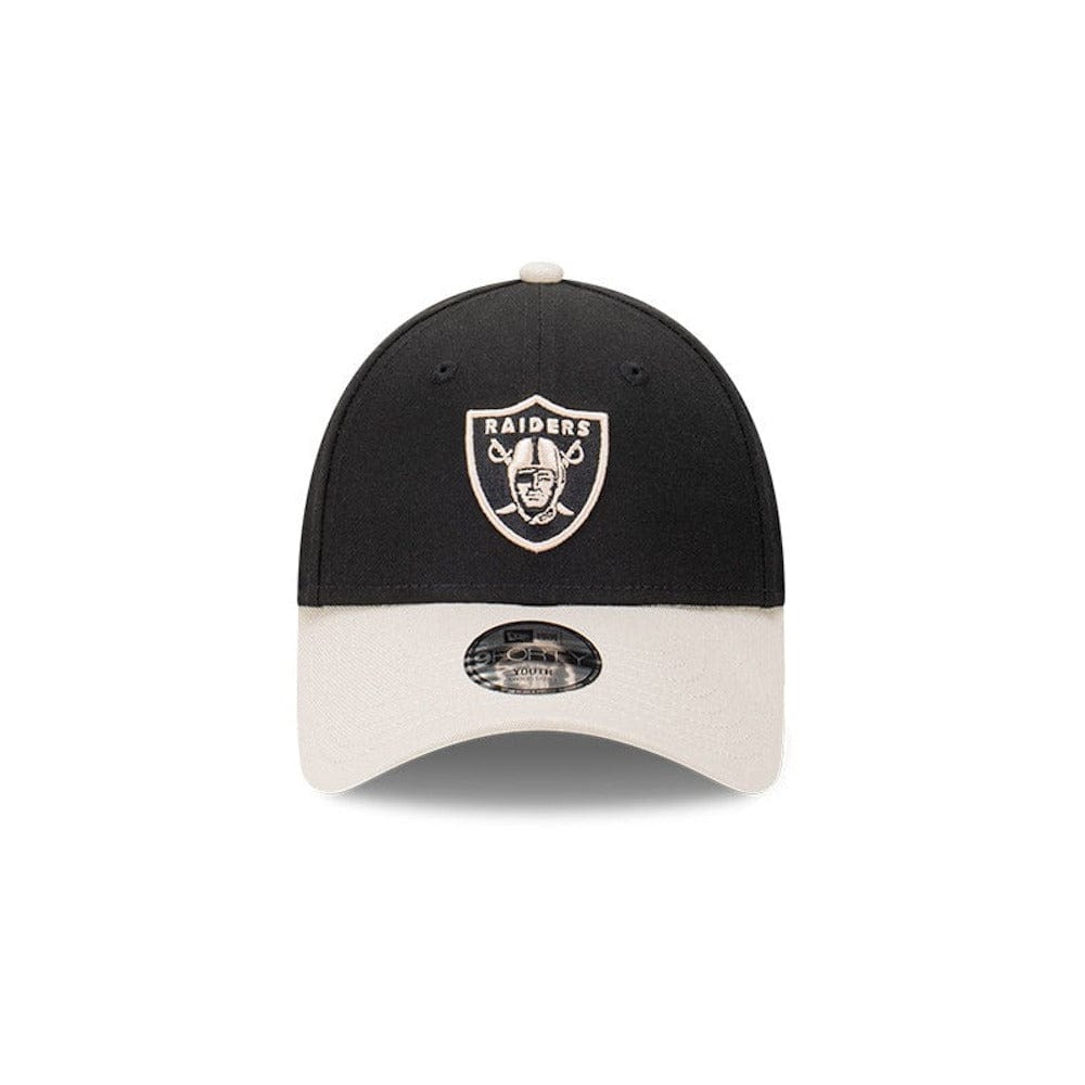 New Era Youth 9FORTY Strapback Las Vegas Raiders - Black / Stone