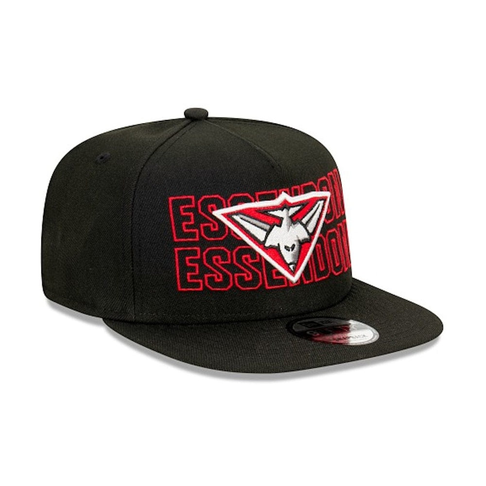 New Era 9FIFTY Neon Lights A-Frame Snapback Essendon Bombers - Black