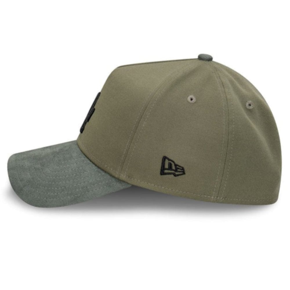 New Era 39THIRTY 2-Tone Suede A-Frame Fitted Cap Los Angeles Dodgers - Olive Premium