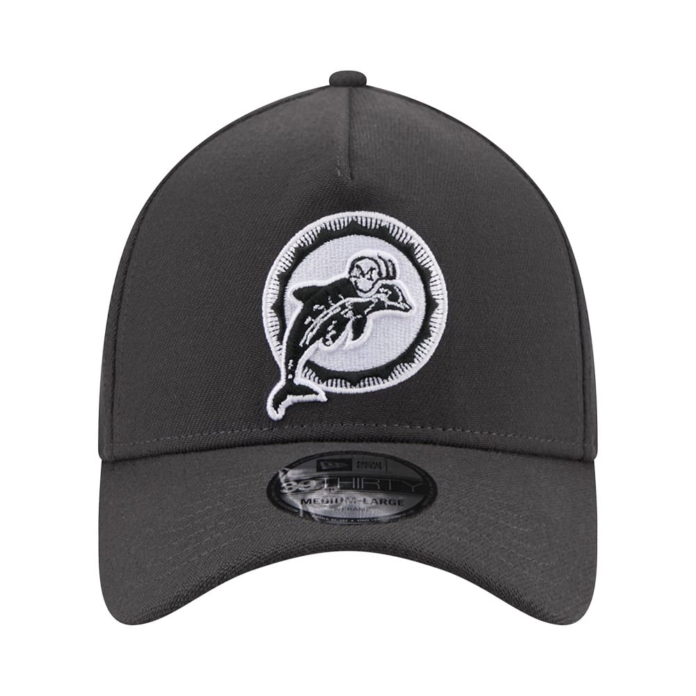 New Era 39THIRTY A-Frame Miami Dolphins - Graphite