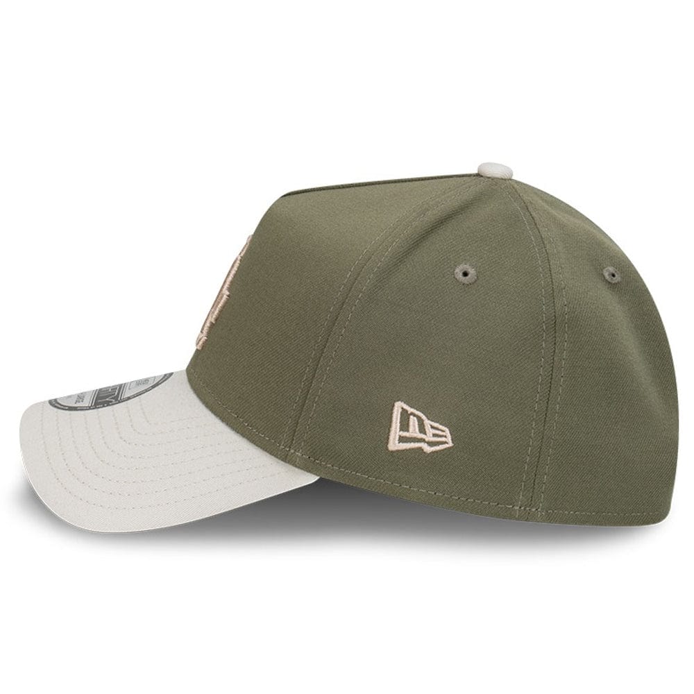 New Era 39THIRTY A-Frame Stretch Fit Cap Los Angeles Dodgers - New Olive / Vintage Stone