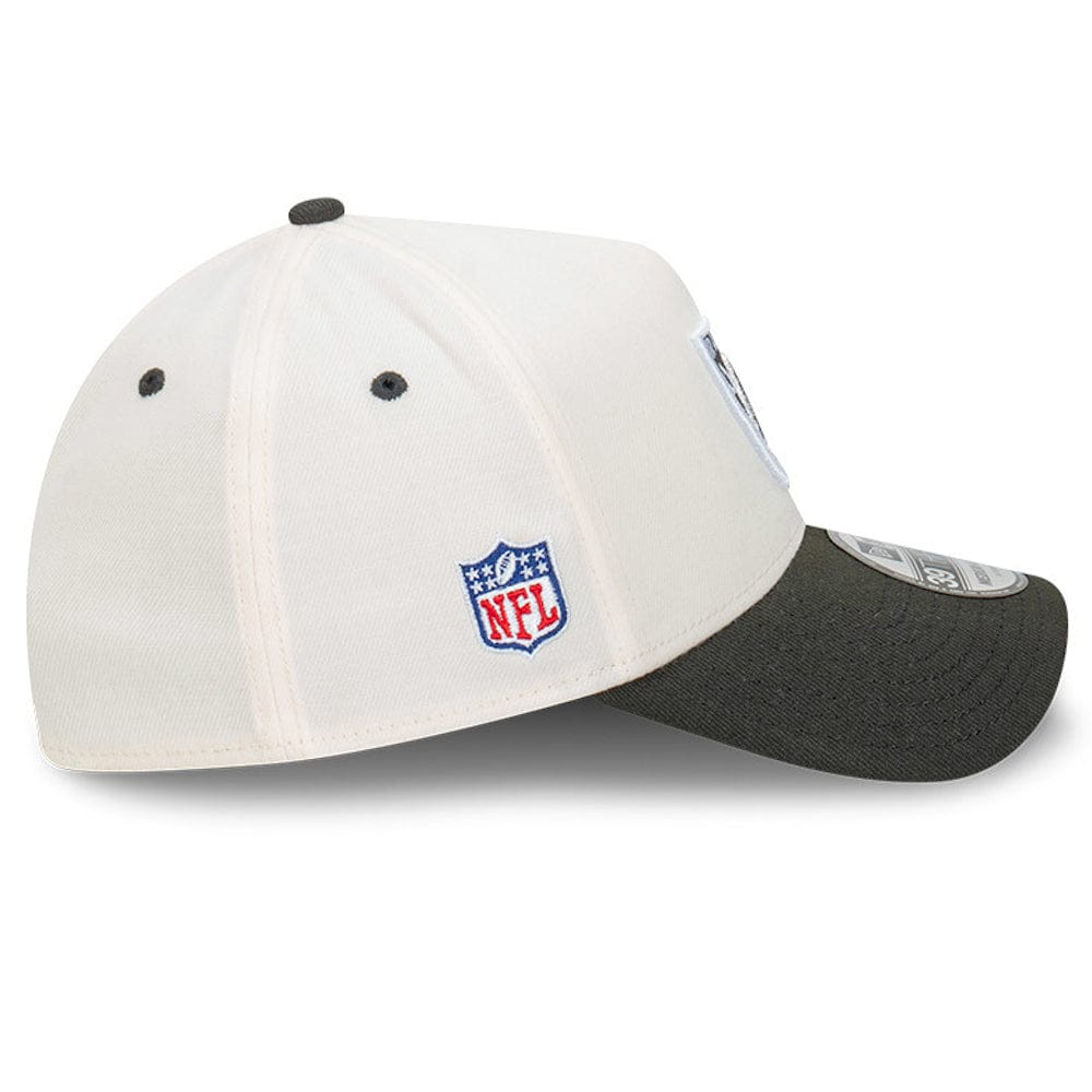 New Era 39THIRTY Cut N Paste A-Frame Stretch Fit Cap Las Vegas Raiders - Chrome White / Black