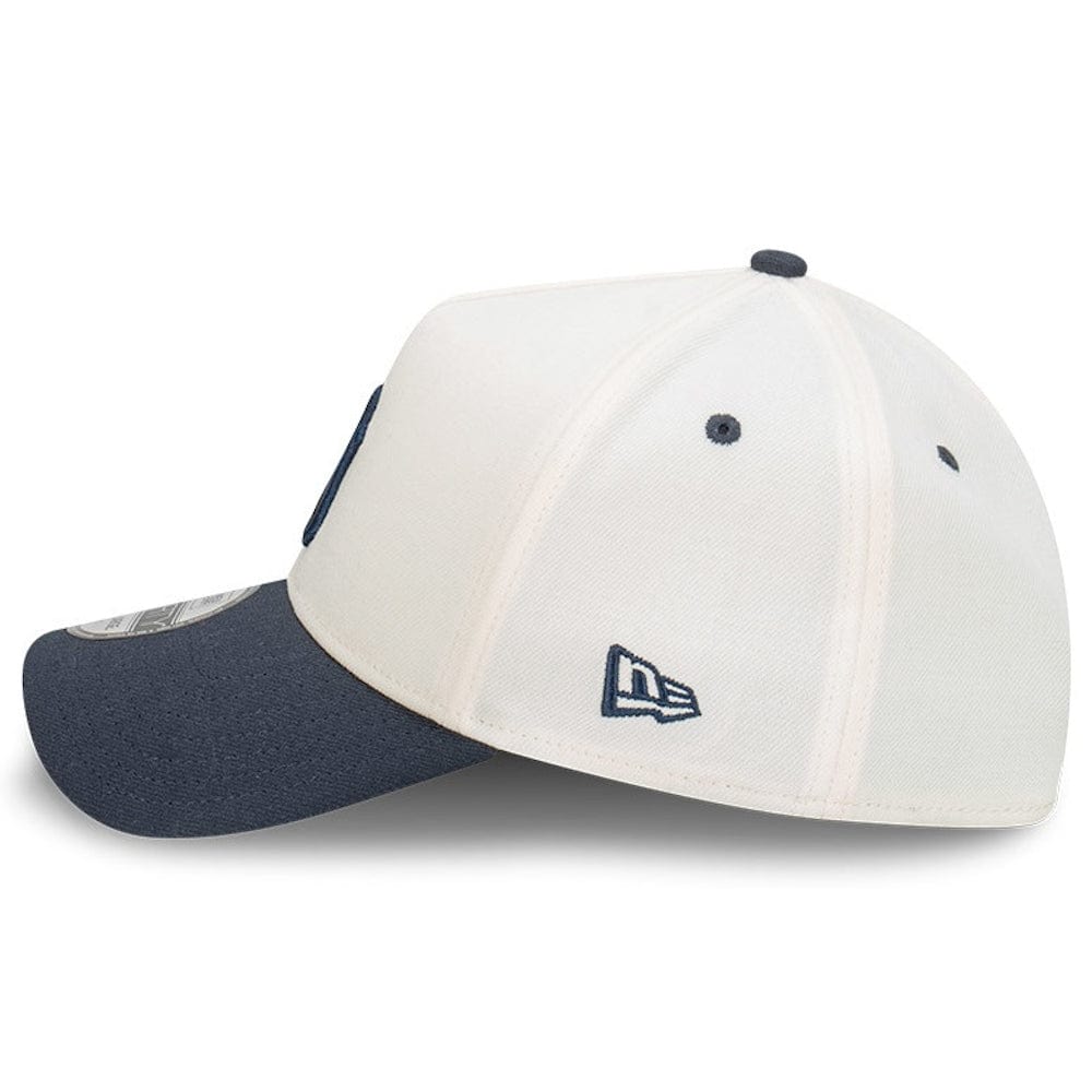 New Era 39THIRTY Cut N Paste A-Frame Stretch Fit Cap New York Yankees - Chrome White / Royal