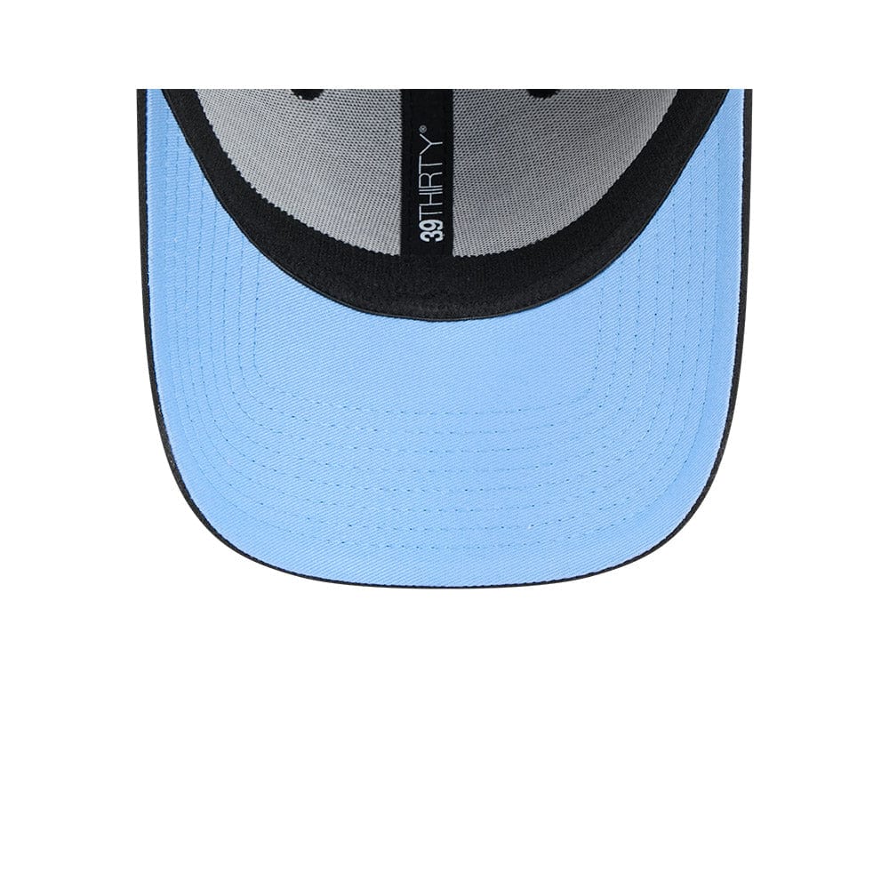 New Era 39THIRTY Fitted Cap Chicago Bulls - Black / Sky Blue