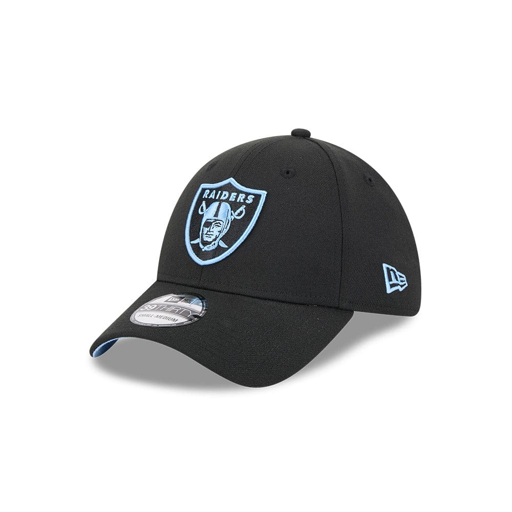New Era 39THIRTY Fitted Cap Los Vegas Raiders - Black / Sky Blue