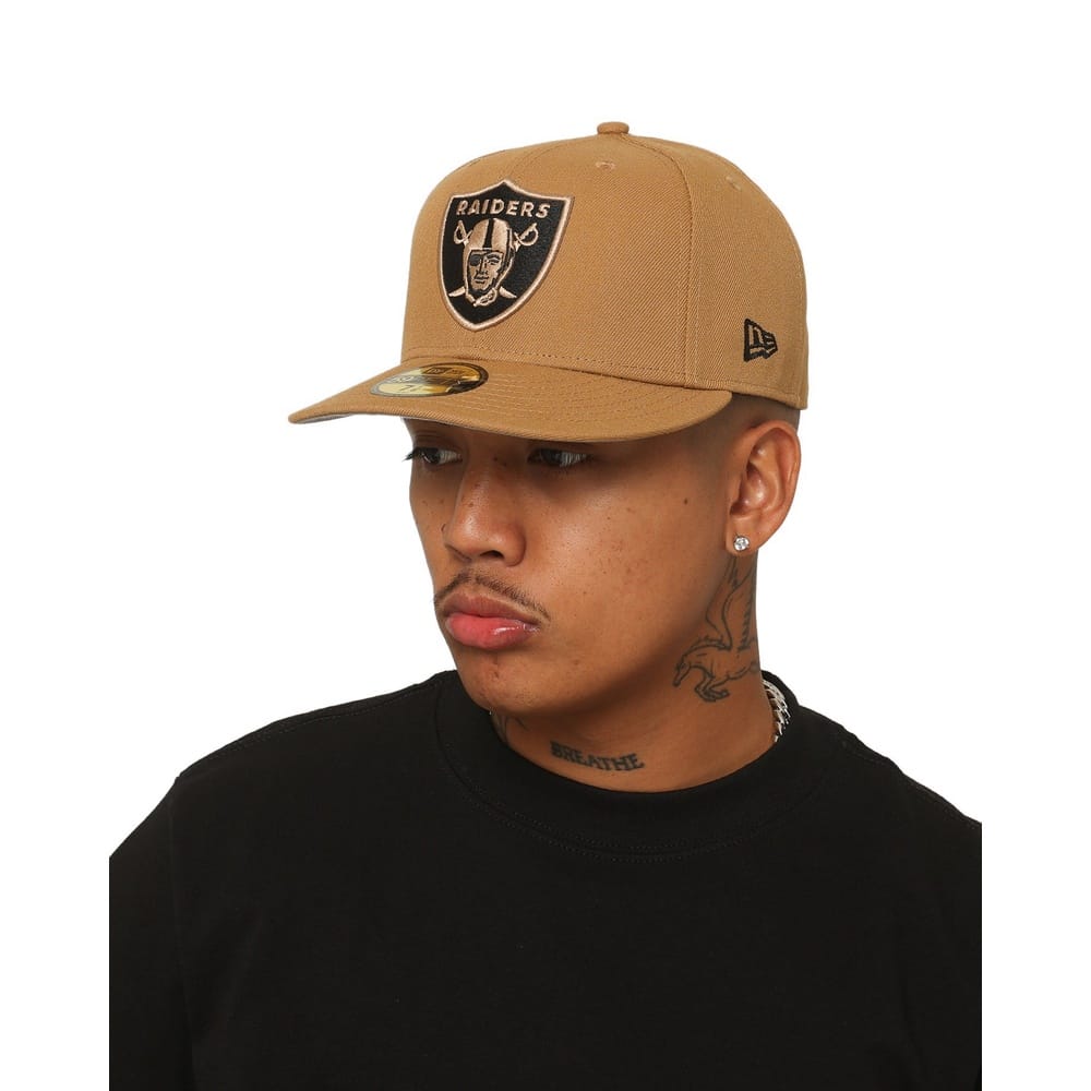 New Era 39THIRTY Fitted Cap Los Vegas Raiders - Black / Wheat