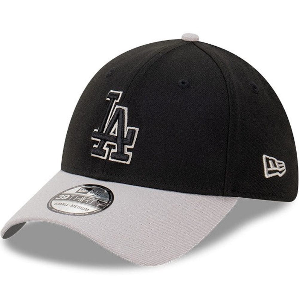 New Era 39THIRTY Outline Fitted Cap Los Angeles Dodgers - Black / Grey