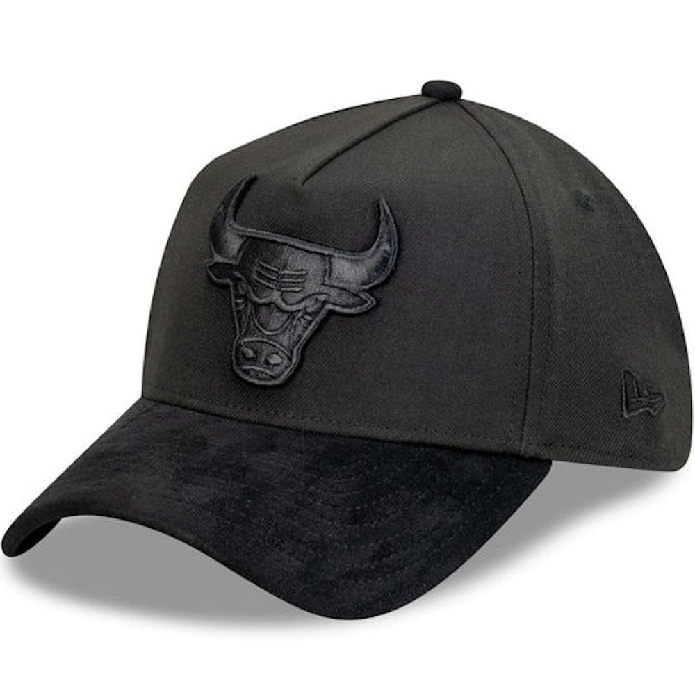 New Era 39THIRTY Premium Luxe A-Frame Stretch Fit Cap Chicago Bulls - Black