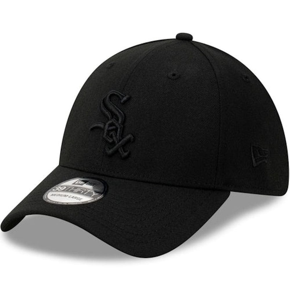 New Era 39THIRTY Stretch Fit Cap Chicago White Sox - Black / Black