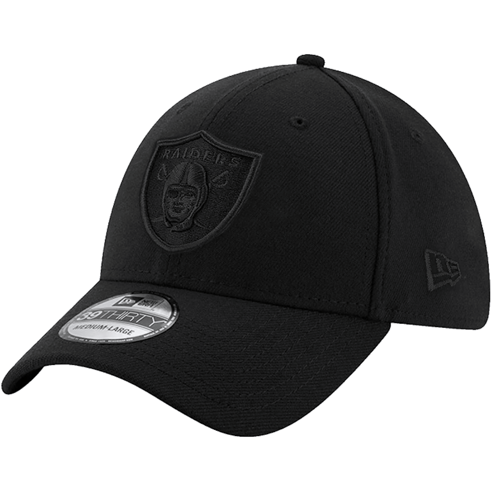 New Era 39THIRTY Stretch Fit Cap Las Vegas Raiders - Black / Black
