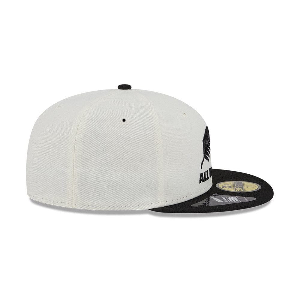 New Era 59FIFTY 2 Tone Fitted Cap All Blacks - Chrome / Black