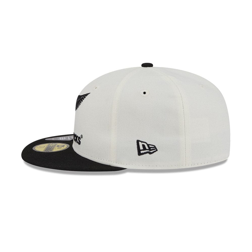 New Era 59FIFTY 2 Tone Fitted Cap All Blacks - Chrome / Black