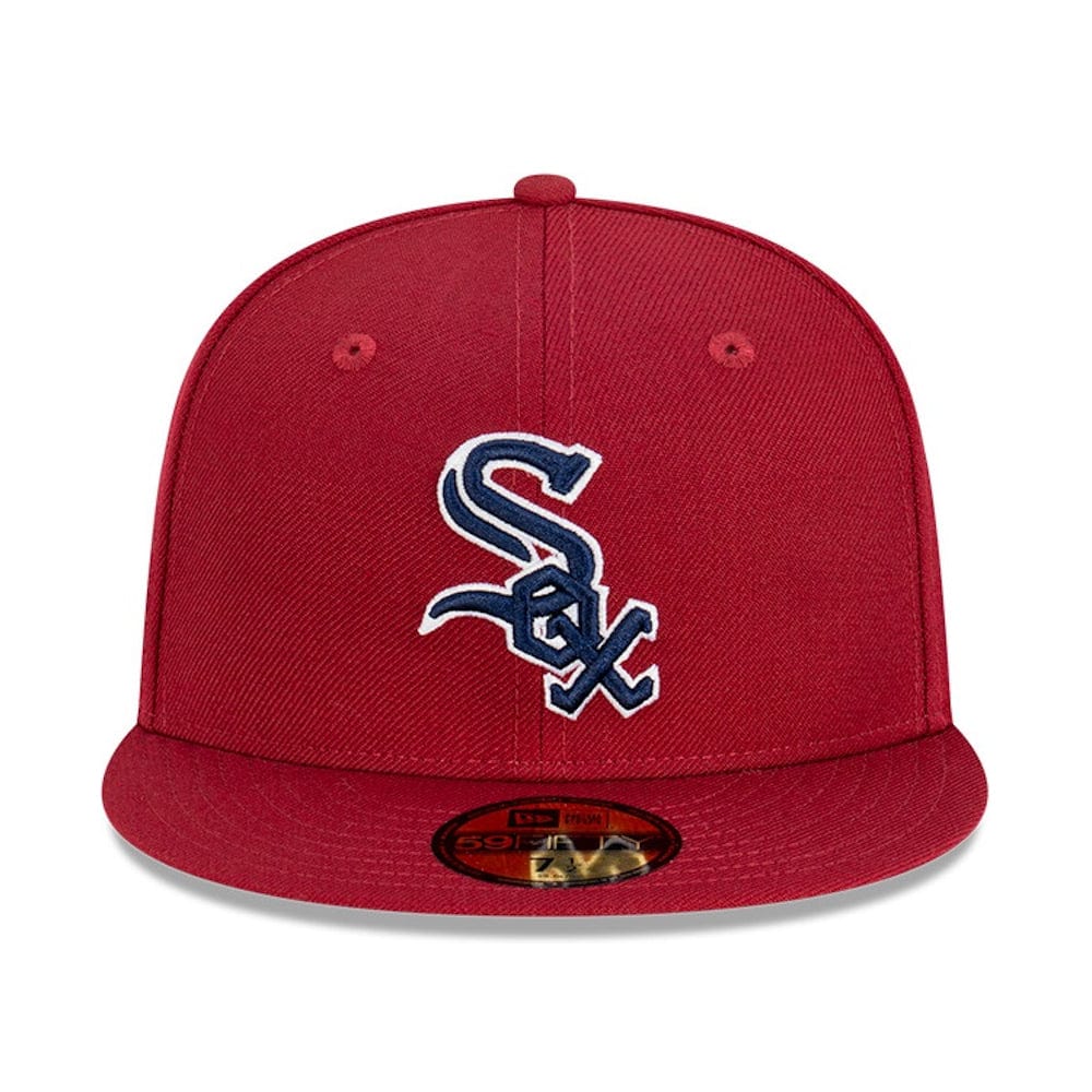 New Era 59FIFTY Bordeaux Blue Fitted Cap Chicago White Sox - Cardinal / Navy