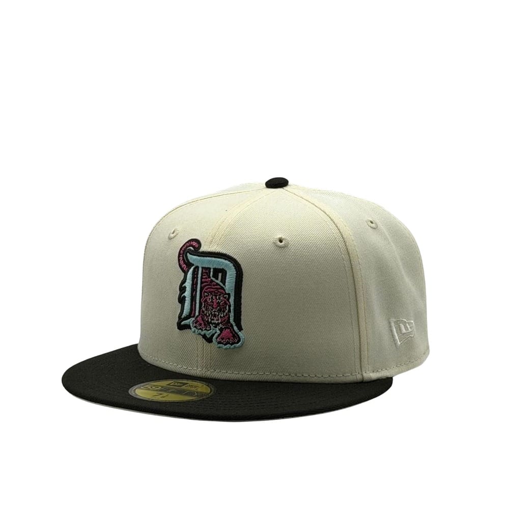 New Era 59FIFTY Chrome Fitted Cap Detroit Tigers - Chrome White / Black