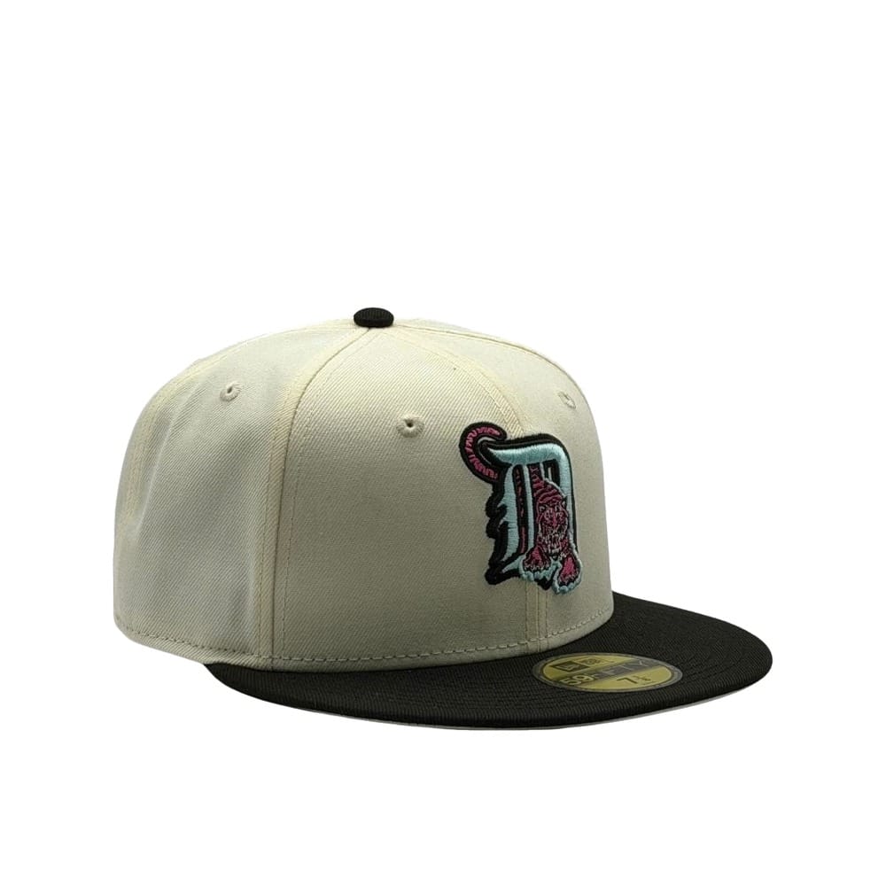 New Era 59FIFTY Chrome Fitted Cap Detroit Tigers - Chrome White / Black