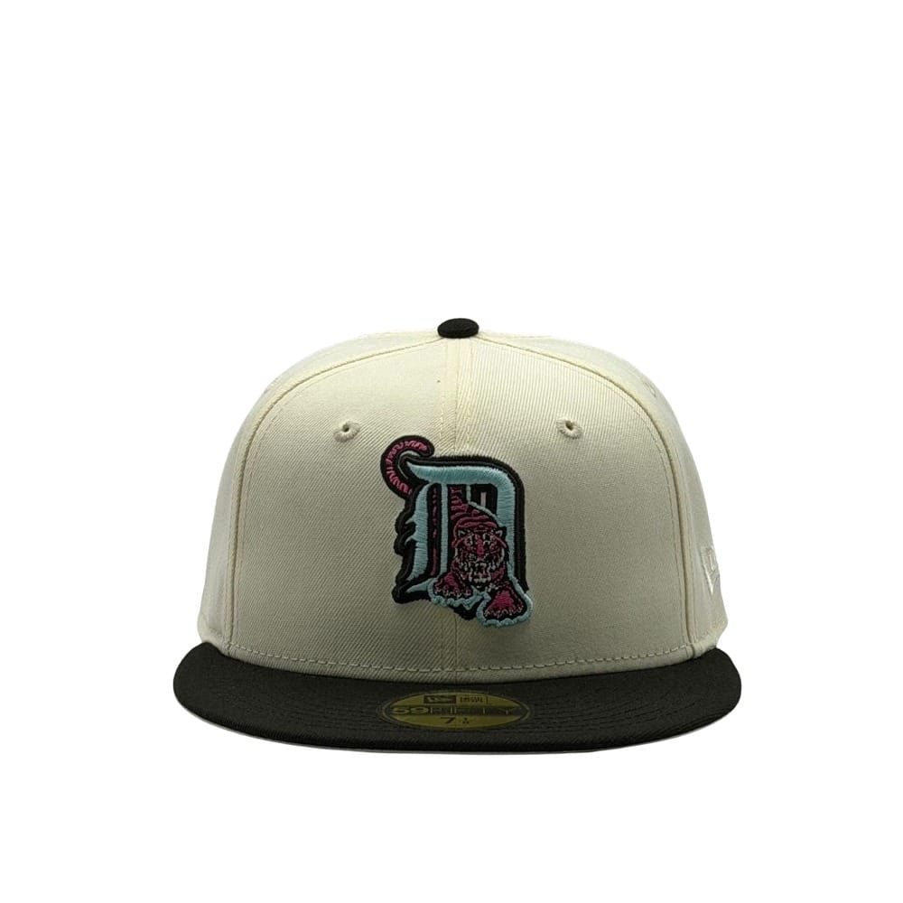 New Era 59FIFTY Chrome Fitted Cap Detroit Tigers - Chrome White / Black