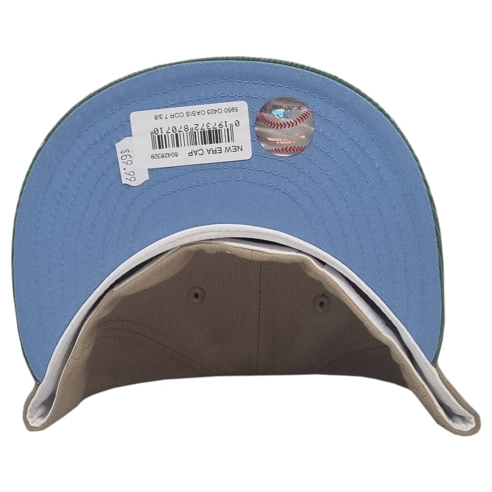 New Era 59FIFTY Oasis Fitted Cap Los Angeles Dodgers - Camel / Cilantro Green / White