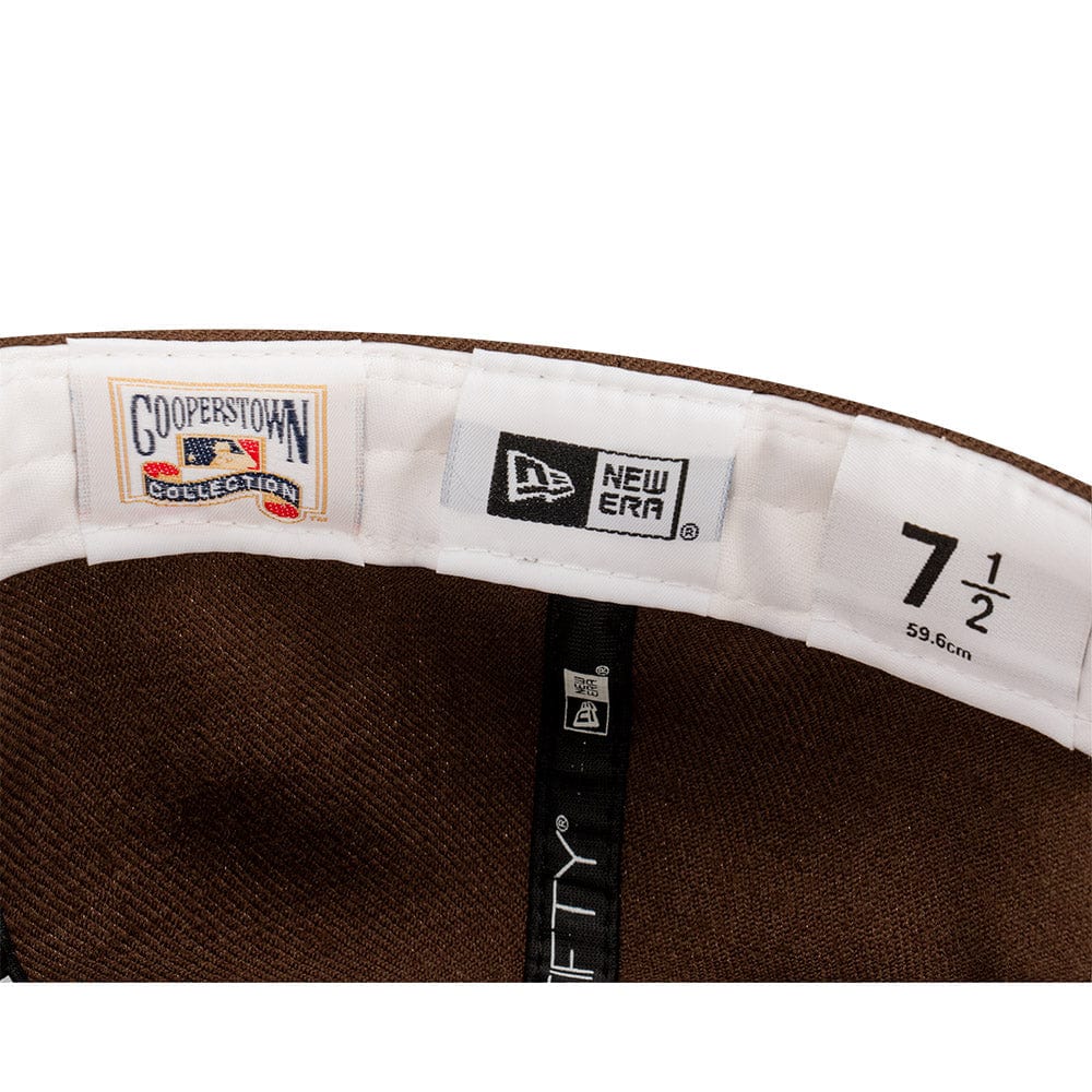 New Era 59FIFTY World Series Fitted Cap Chicago White Sox - Walnut / Stone / White