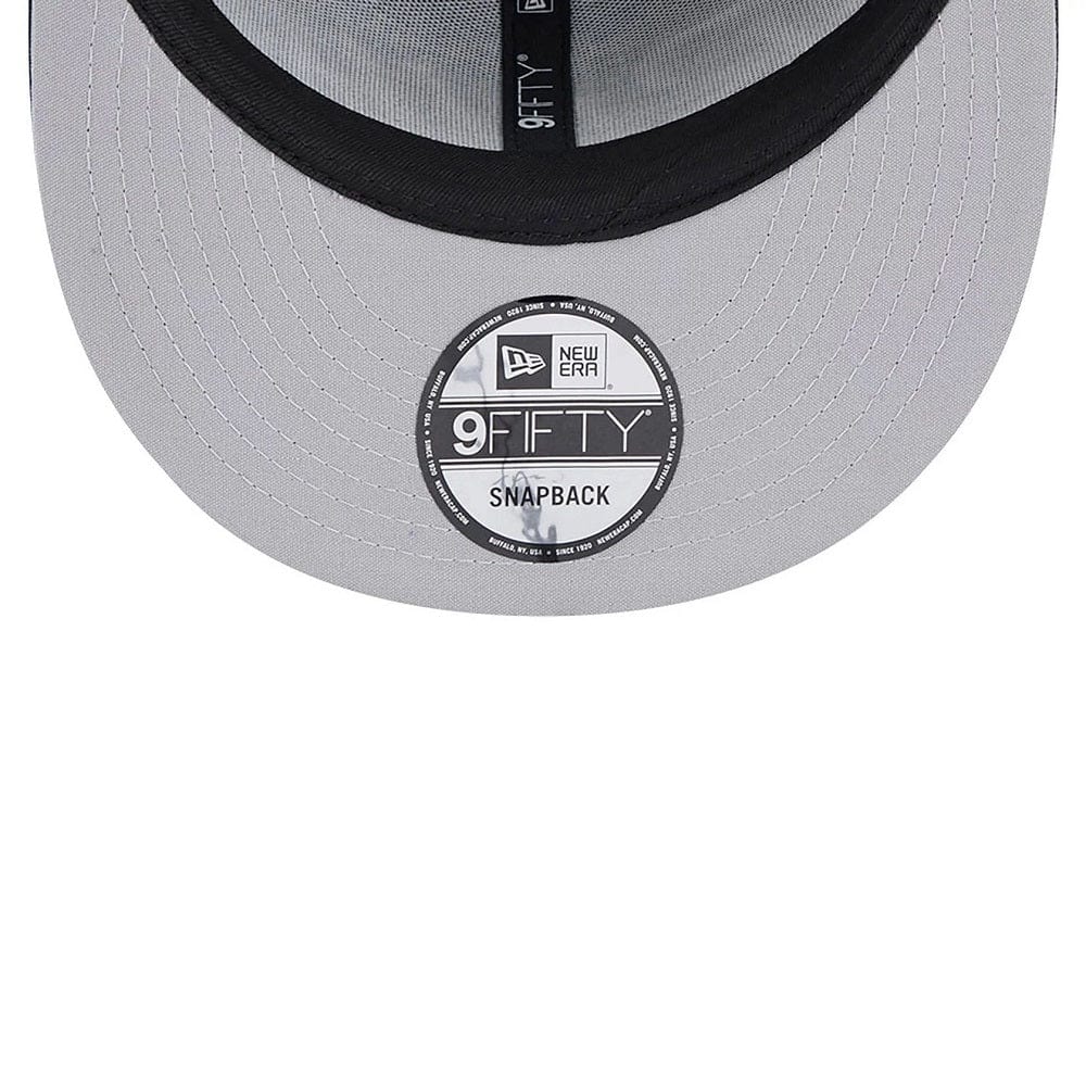 New Era 9FIFTY Faux Leather Visor Snapback Chicago Bulls - Black