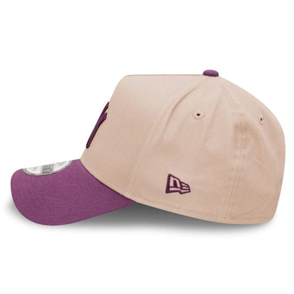 New Era 9FORTY 2 Tone A-Frame Snapback New York Yankees - Ash Brown / Damson