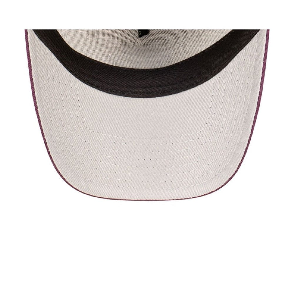 New Era 9FORTY 2 Tone A-Frame Snapback New York Yankees - Ash Brown / Damson