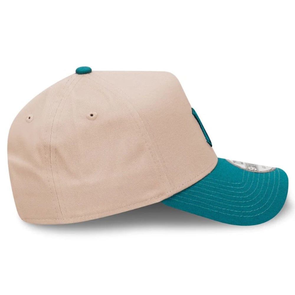 New Era 9FORTY 2 Tone A-Frame Snapback New York Yankees - Ash Brown / Midnight Green