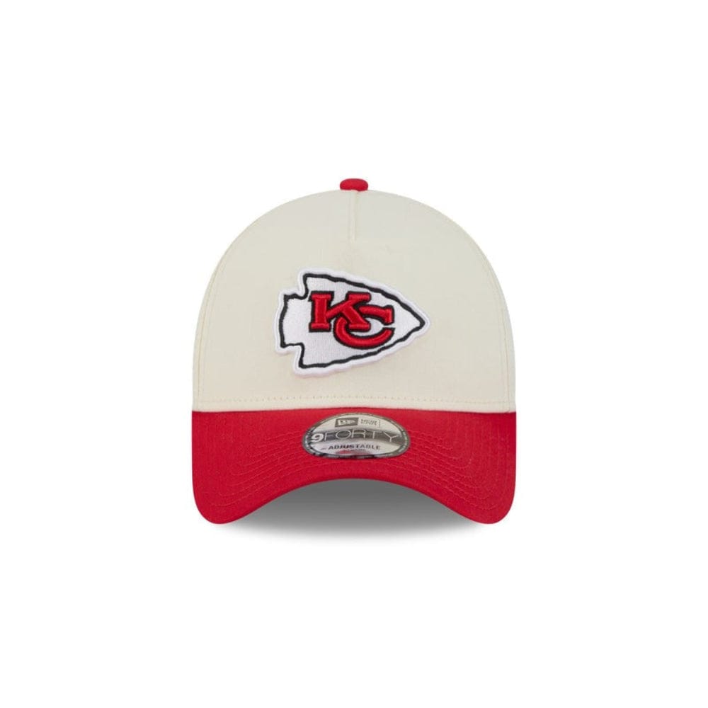 New Era 9FORTY 2 Tone A-Frame Superbowl Kansas City Chiefs - Chrome White