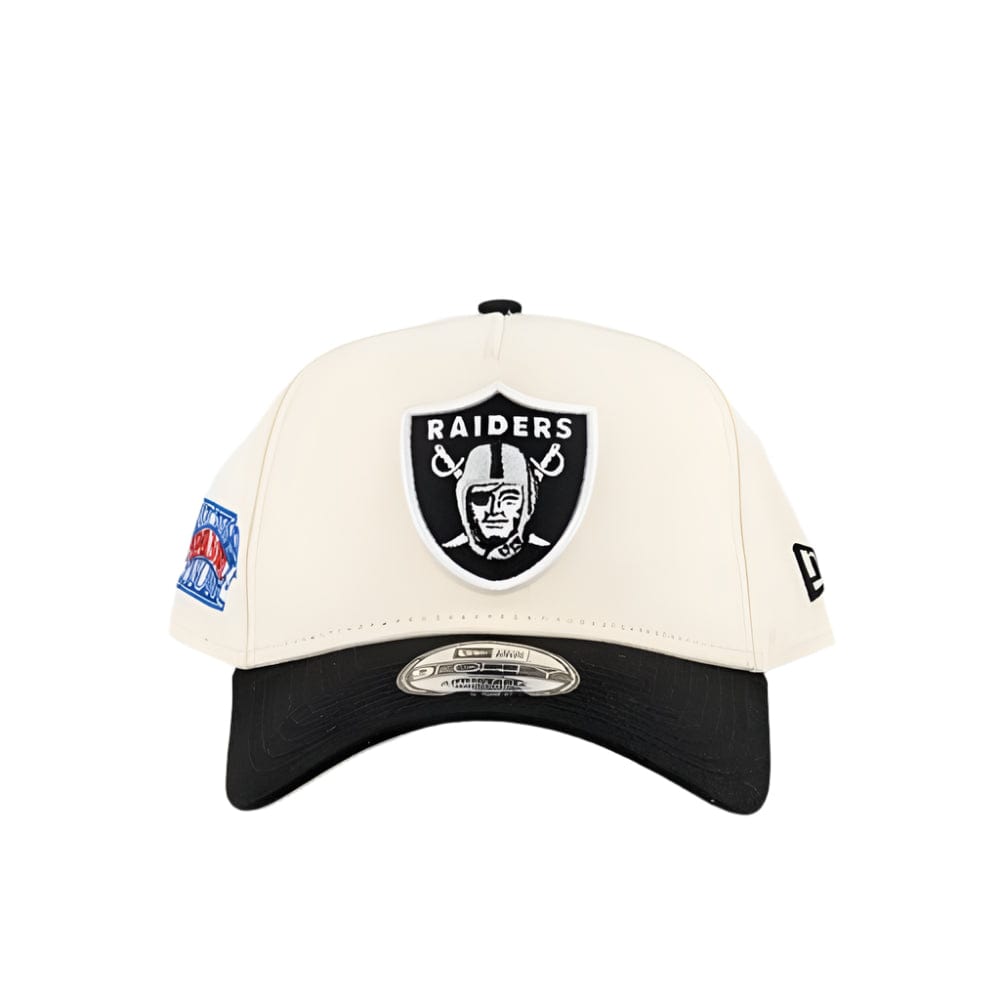 New Era 9FORTY 2 Tone A-Frame Superbowl Las Vegas Raiders - Chrome White