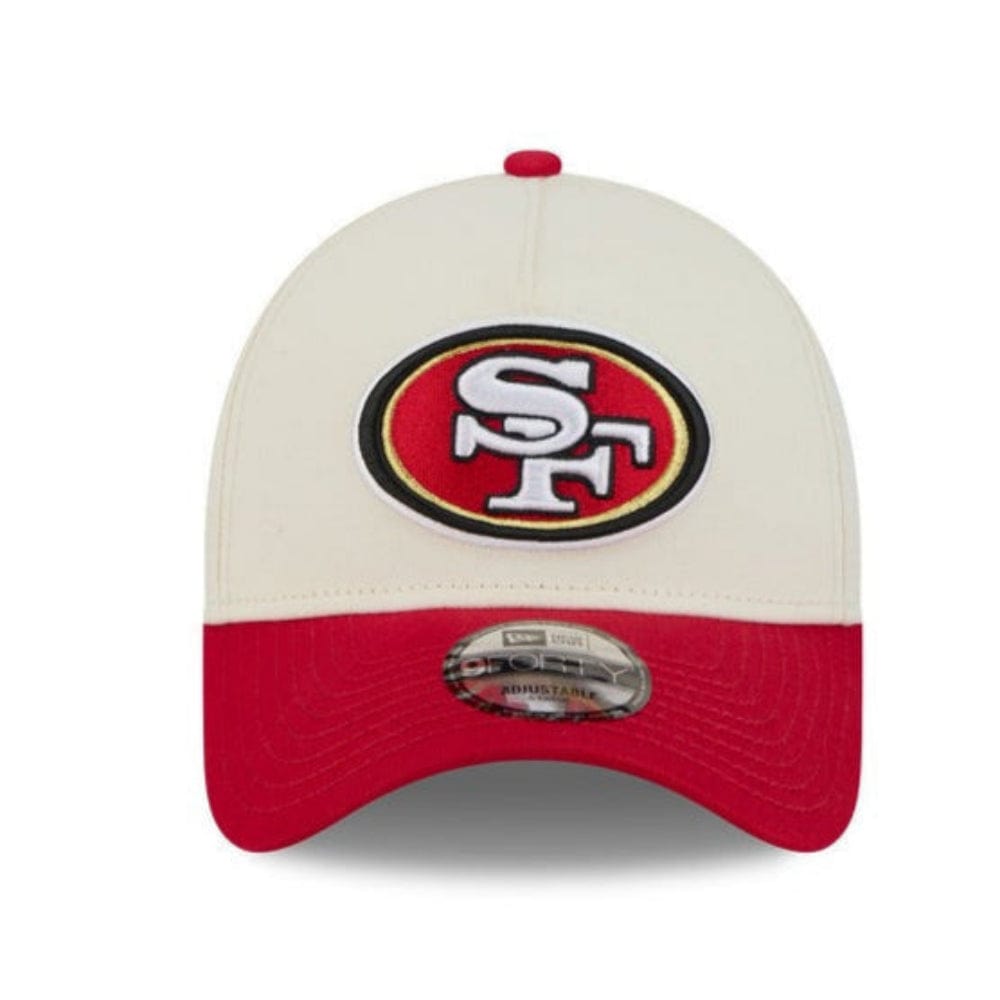 New Era 9FORTY 2 Tone A-Frame Superbowl San Fransisco 49ers - Chrome White