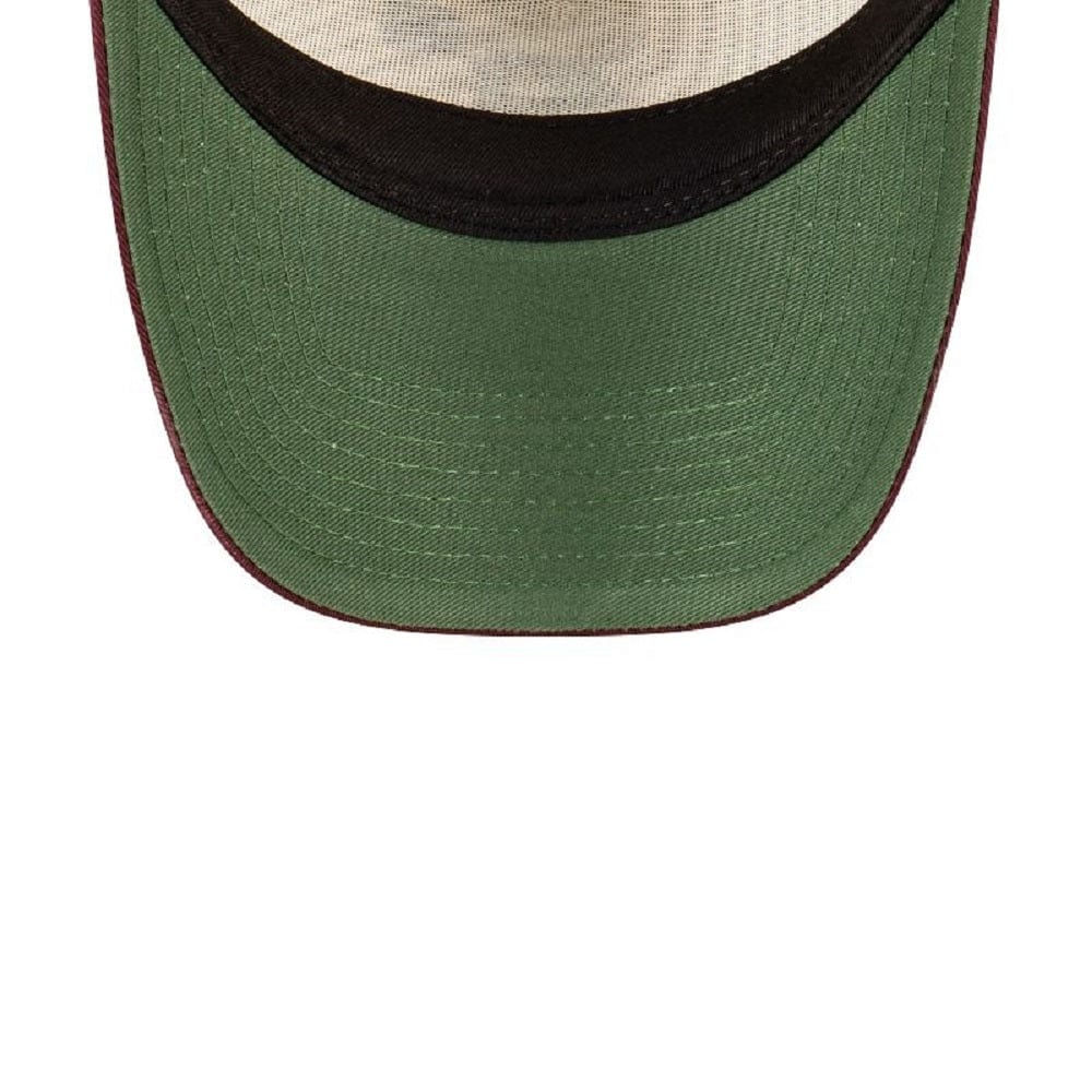 New Era 9FORTY 2-Tone Paisley A-Frame Snapback Los Angeles Dodgers - Chrome White / Maroon