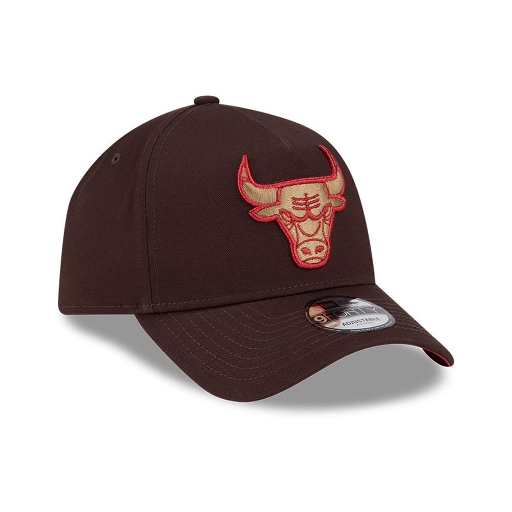 New Era 9FORTY A-Frame Chicago Bulls - Chocolate Cherry