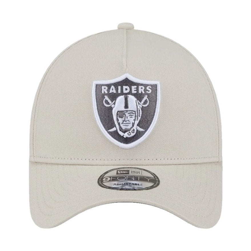 New Era 9FORTY A-Frame Concrete Snapback Las Vegas Raiders - Stone