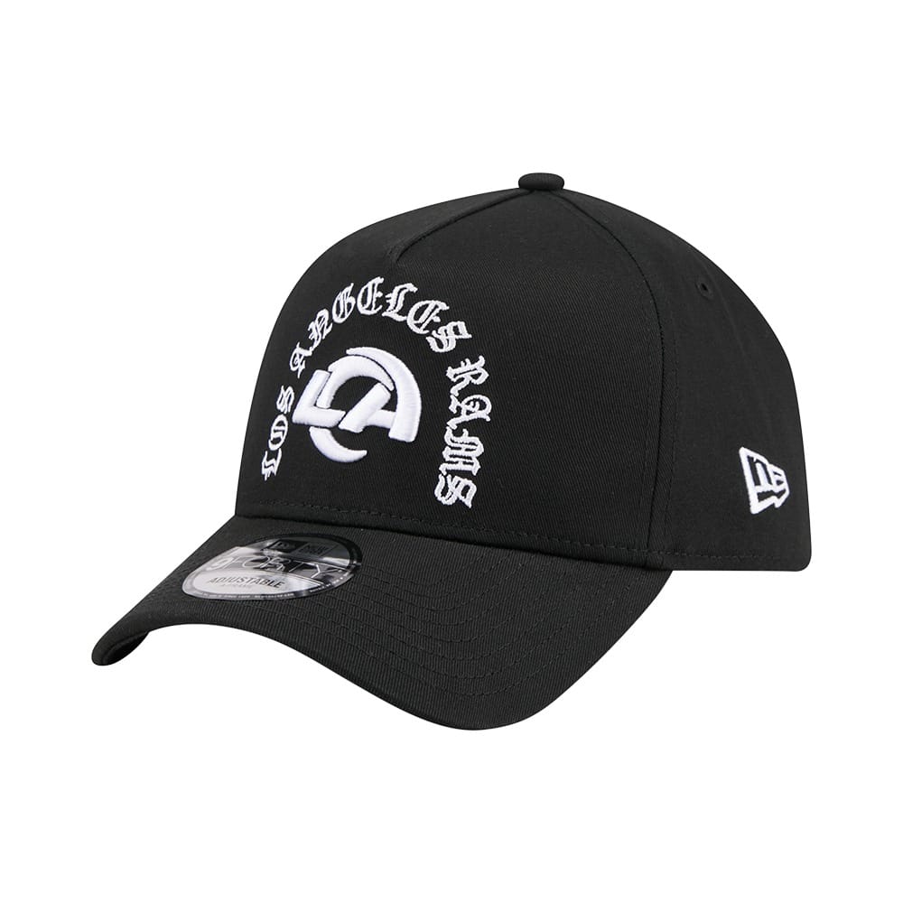 New Era 9FORTY A-Frame Gothic Los Angeles Rams - Black