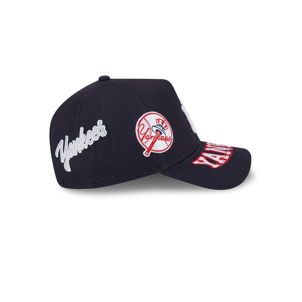 New Era 9Forty A-Frame MLB All Over Logos New York Yankees - Navy