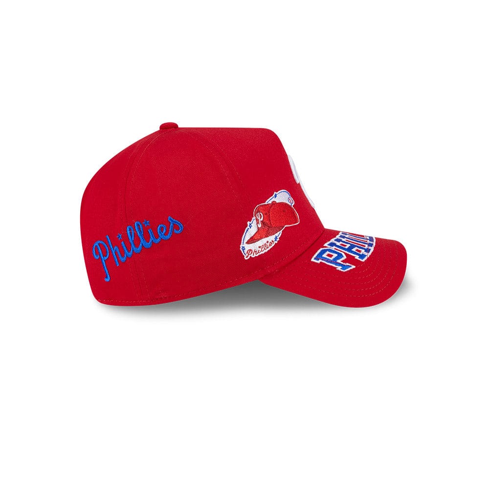 New Era 9Forty A-Frame MLB All Over Logos Philadelphia Phillies - Red