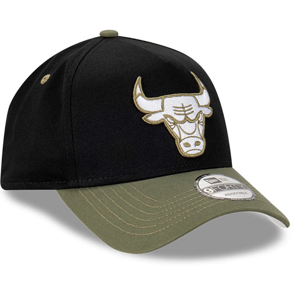 New Era 9FORTY A-Frame Snapback Chicago Bulls - Black / New Olive