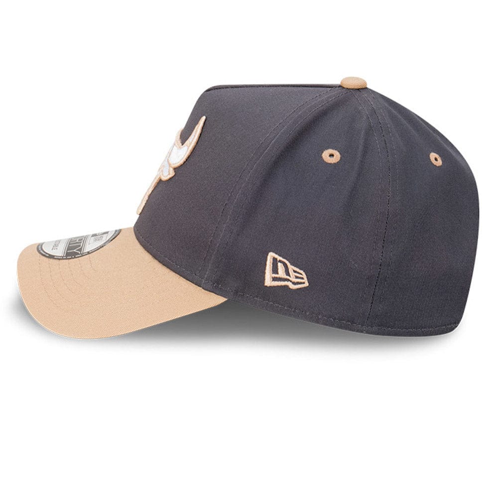 New Era 9FORTY A-Frame Snapback Chicago Bulls - Graphite / Camel