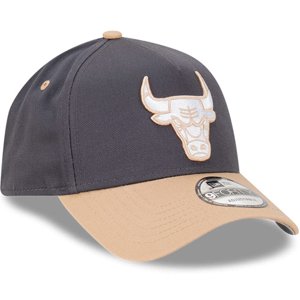New Era 9FORTY A-Frame Snapback Chicago Bulls - Graphite / Camel