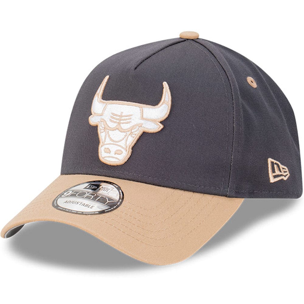New Era 9FORTY A-Frame Snapback Chicago Bulls - Graphite / Camel