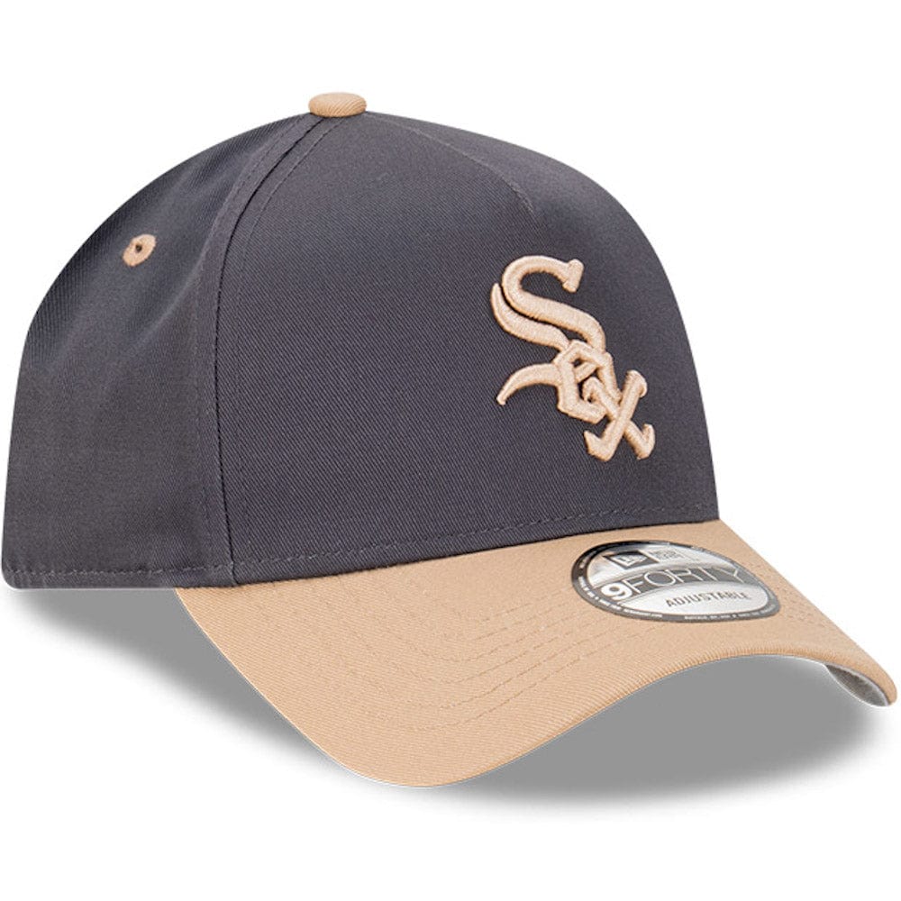New Era 9FORTY A-Frame Snapback Chicago White Sox - Graphite / Camel
