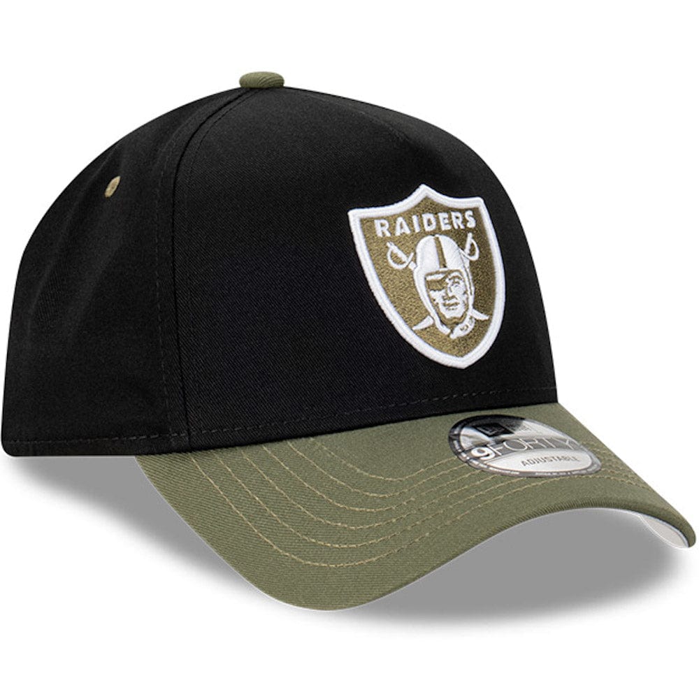 New Era 9FORTY A-Frame Snapback Las Vegas Raiders - Black / New Olive