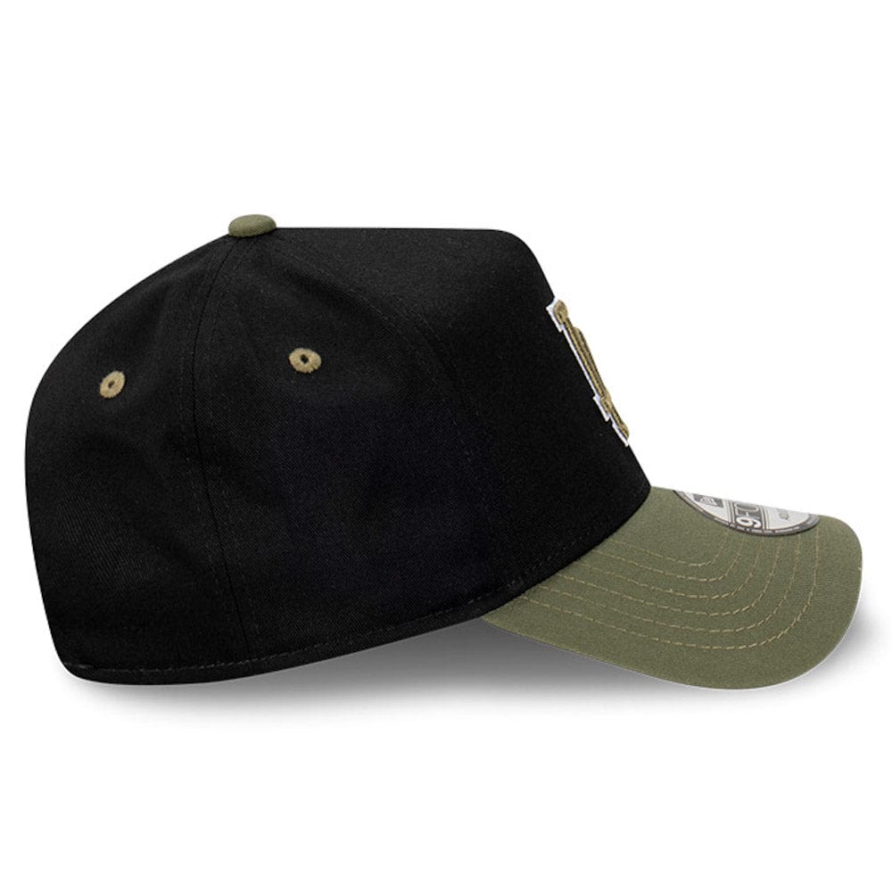 New Era 9FORTY A-Frame Snapback Los Angeles Dodgers - Black / New Olive