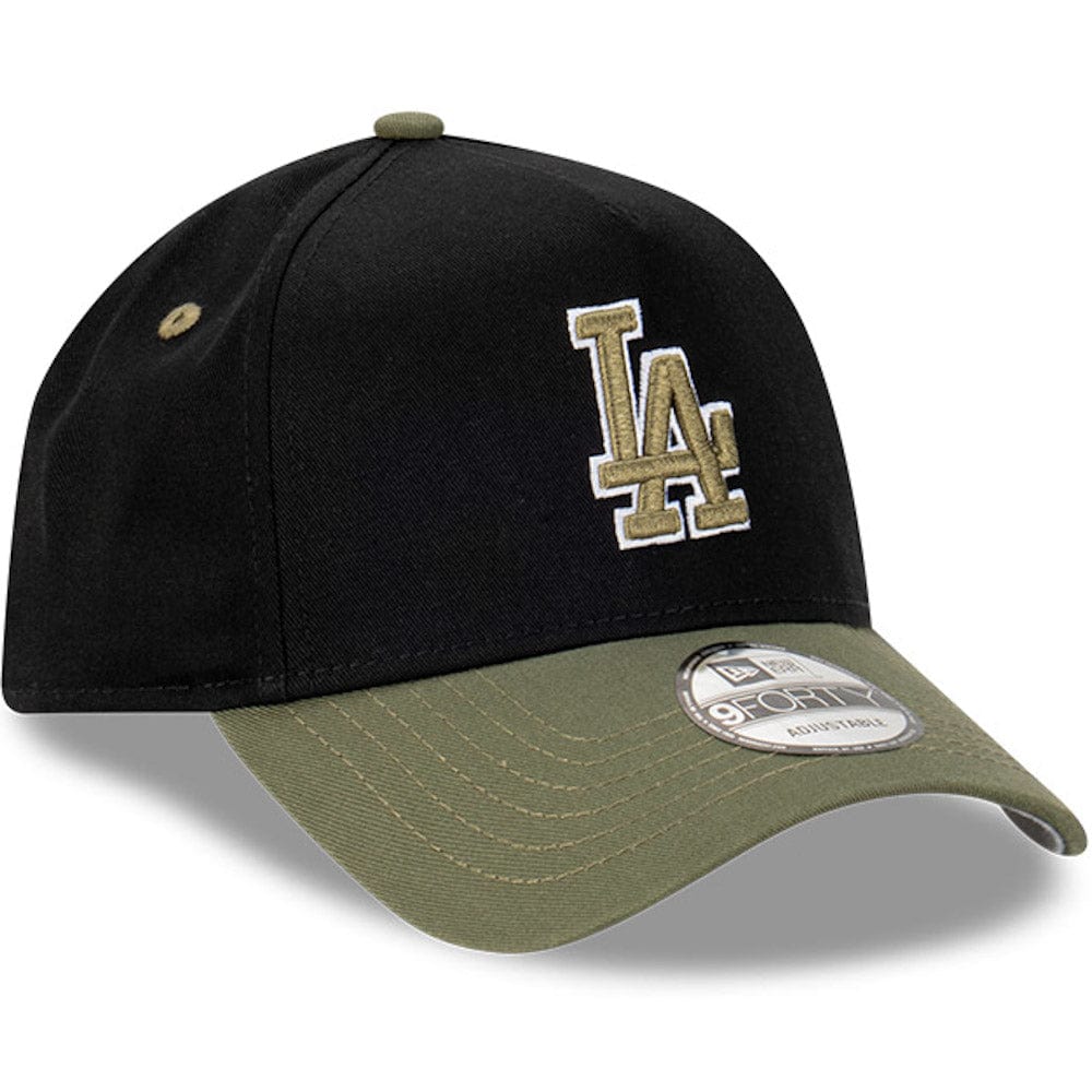New Era 9FORTY A-Frame Snapback Los Angeles Dodgers - Black / New Olive