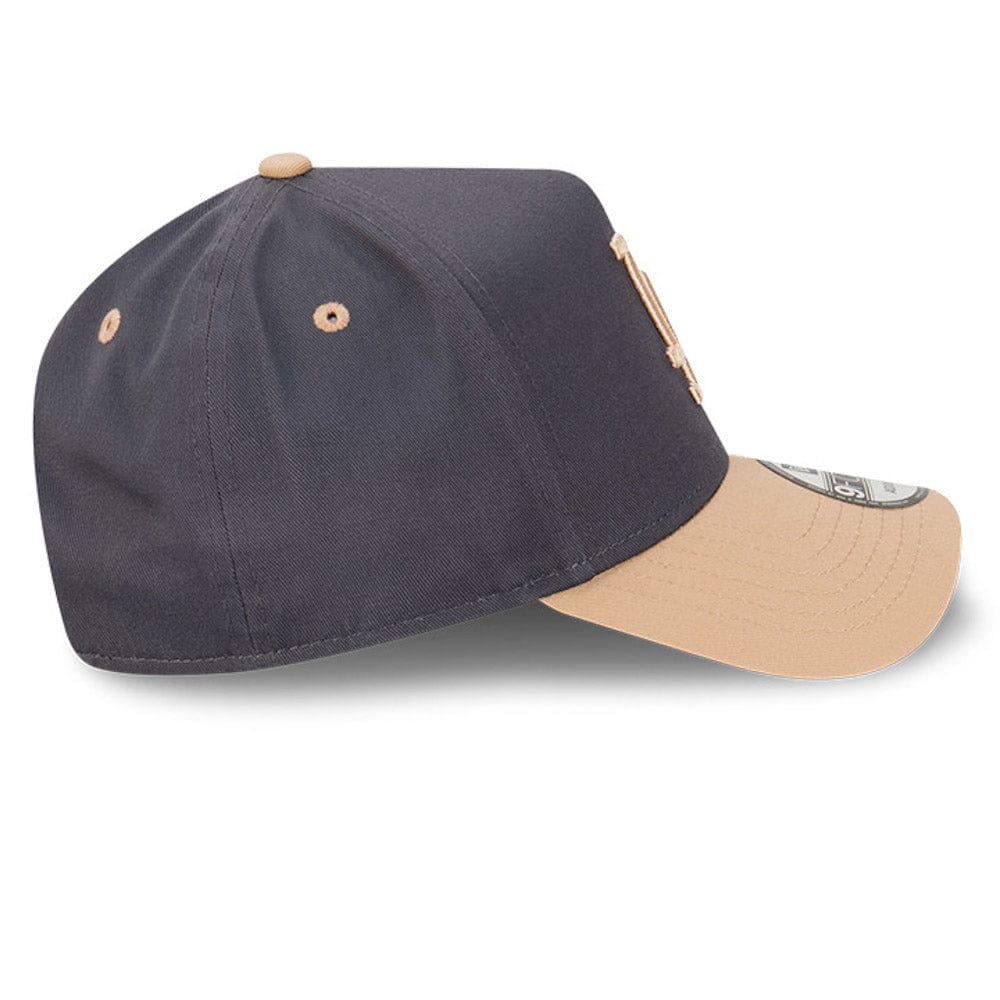 New Era 9FORTY A-Frame Snapback Los Angeles Dodgers - Graphite / Camel