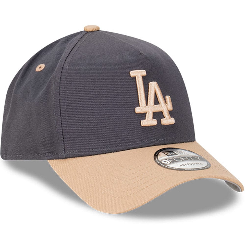 New Era 9FORTY A-Frame Snapback Los Angeles Dodgers - Graphite / Camel