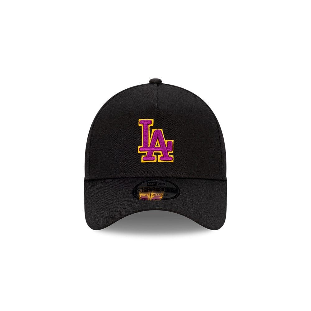New Era 9FORTY A-Frame Snapback Los Angeles Dodgers - Passionfruit / Black