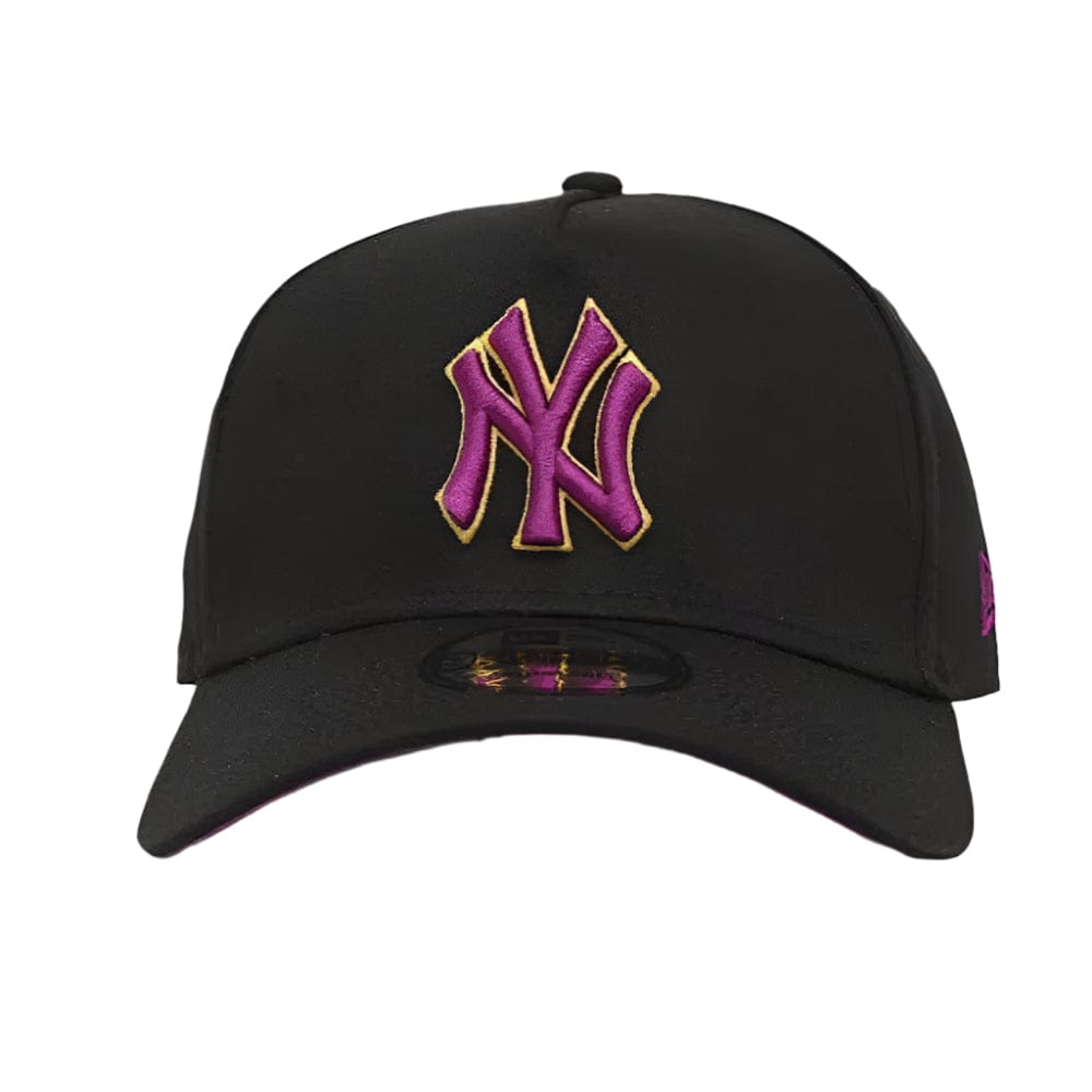 New Era 9FORTY A-Frame Snapback New York Yankees - Passionfruit / Black