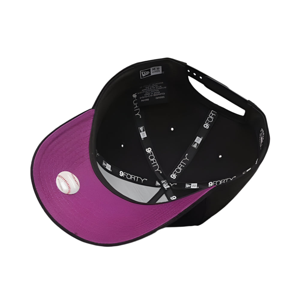 New Era 9FORTY A-Frame Snapback New York Yankees - Passionfruit / Black