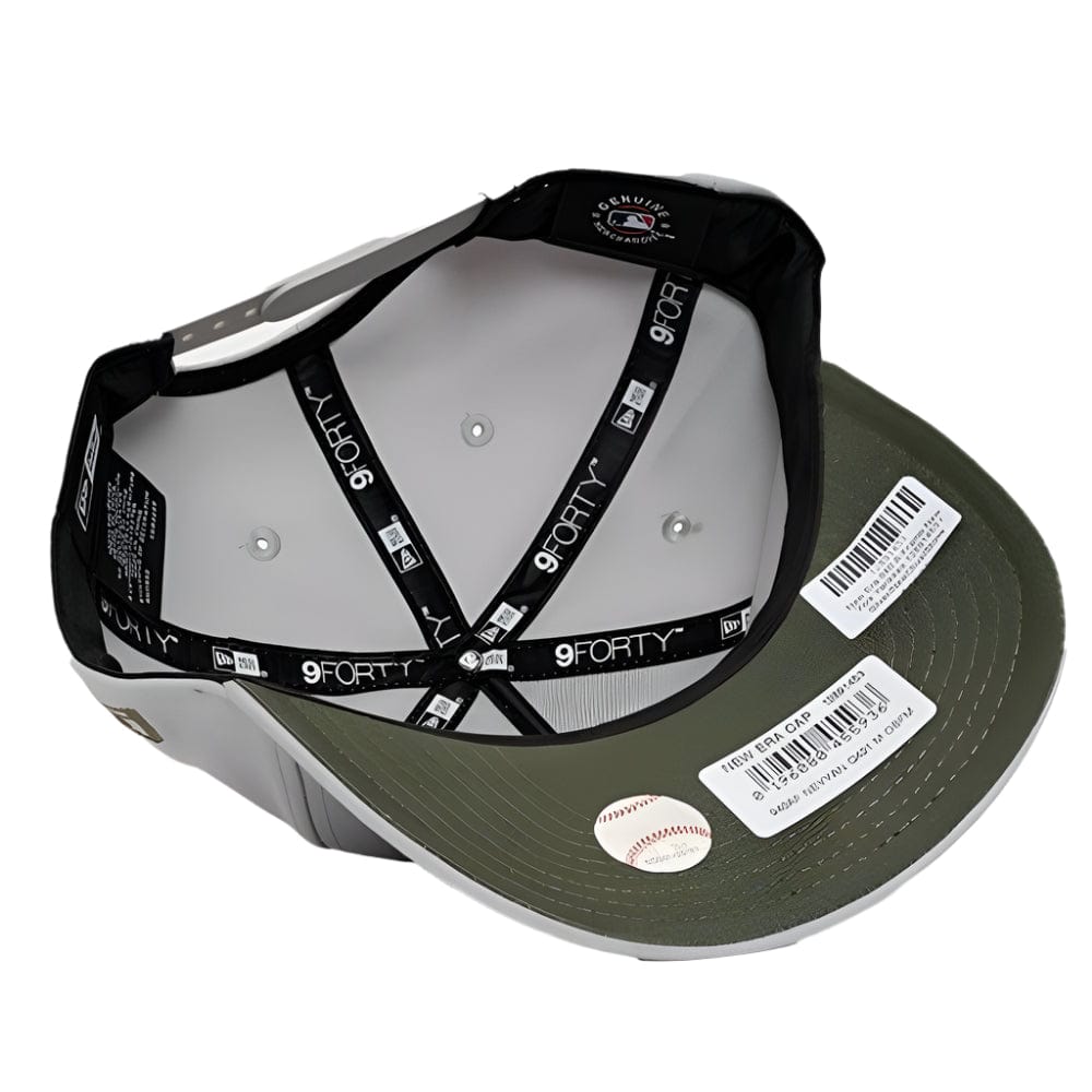 New Era 9FORTY A-Frame Snapback New York Yankees - Silver / Olive / Stone